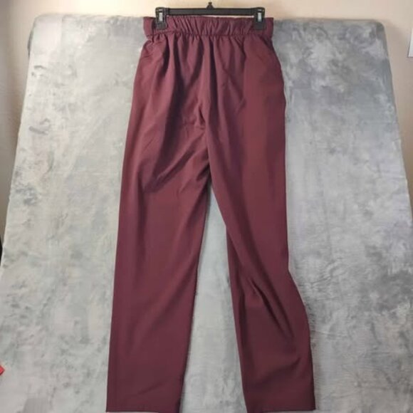 Lululemon Keep It Moving Joggers 6 Burgundy Athleisure Cassis Drawstring Waist - Picture 3 of 7